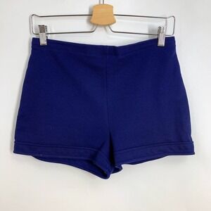 Catalina Sportswear Vintage Women's‎ Navy Blue High Waist Cuffed Shorts